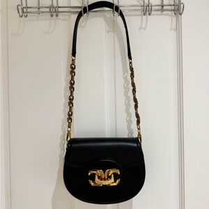 ZARA Elegant Black and Gold Women's Bag